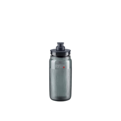 Elite Fly Botella para Ciclismo 550 ml Ultraligera - Humo transparente - 0.6 Litros