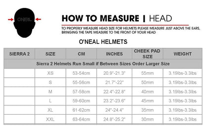 O'Neal Sierra II Unisex-Adult Helmet Replacement Shield (Clear, One Size)