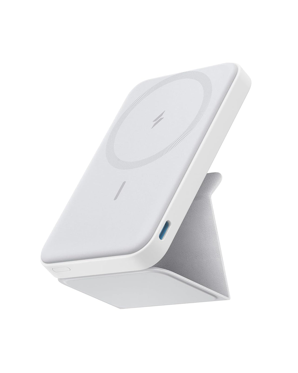 Anker Power Bank Magnética 5,000 mAh con Soporte Plegable USB-C - Blanco