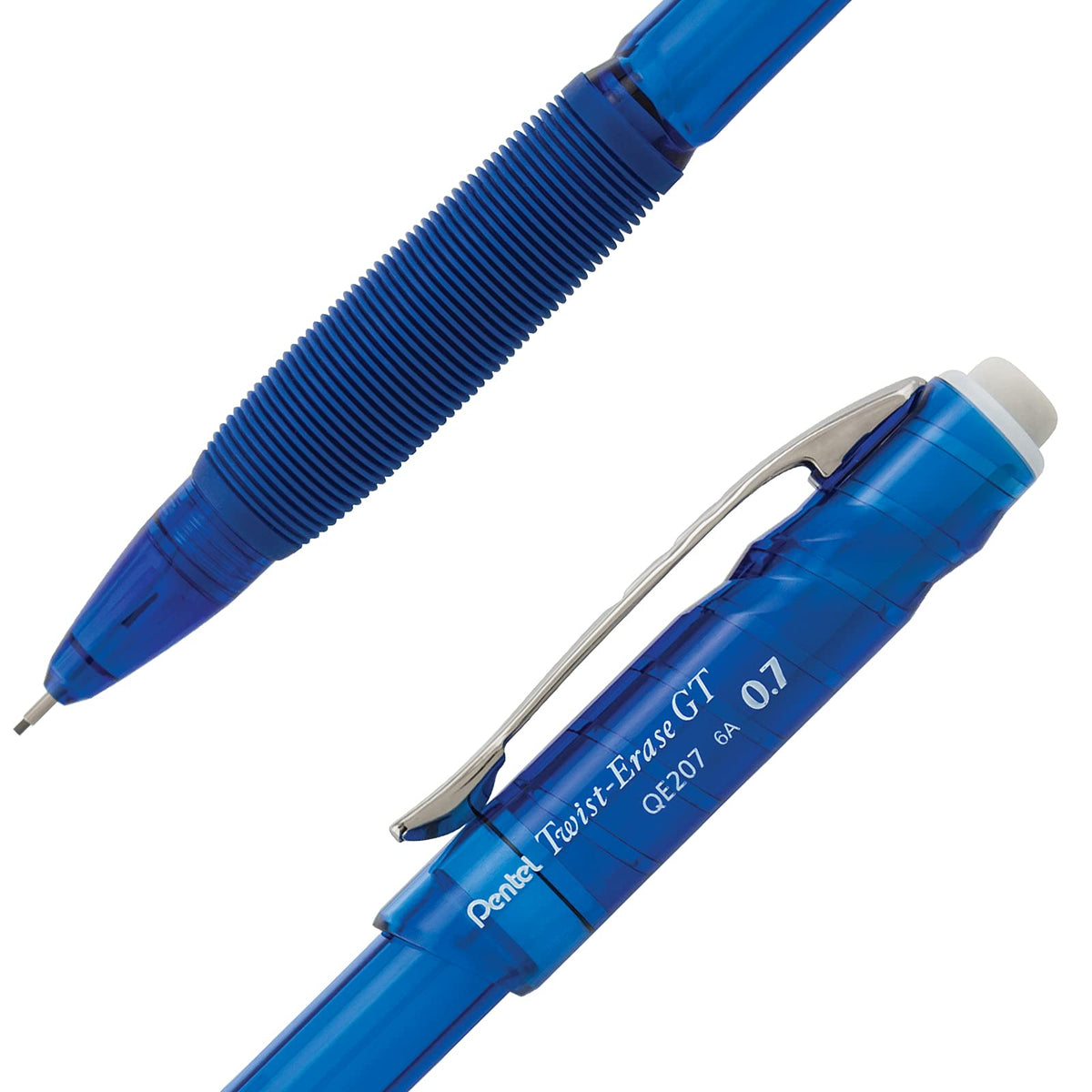 Lapicero/Portaminas Twist & Erase GT 0.7mm Color de Barril Azul- QE207C