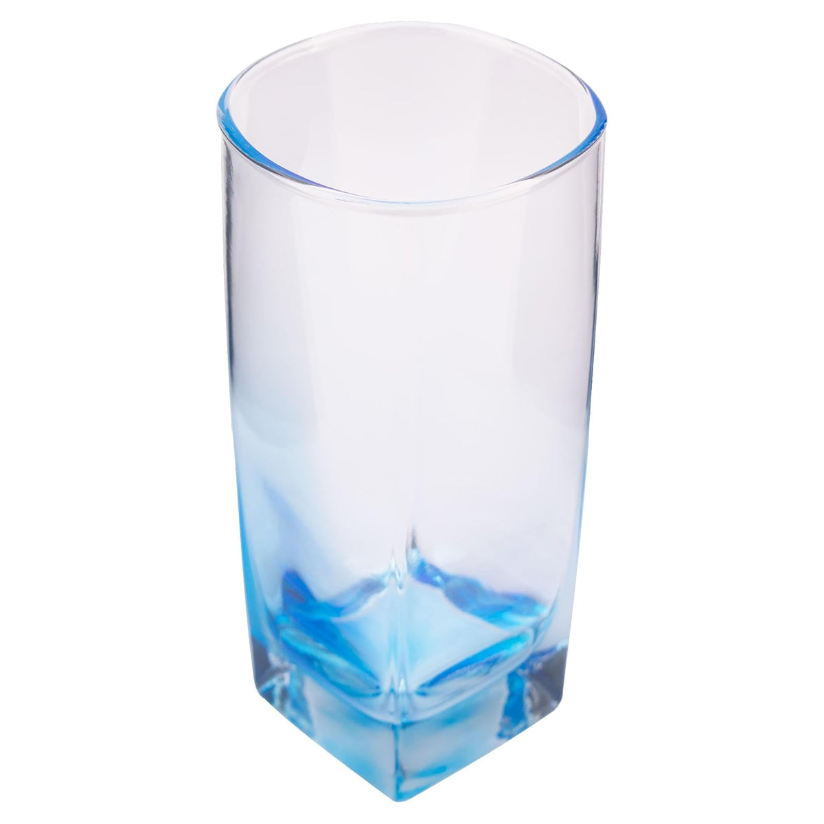 Luminarc 307-6106 Juego de 6 Vasos Largos, Estilo Atemporal con Acabado Azul, Colección Stearling, Elaborados de Vidrio Resistente, Para Agua y Todo Tipo de Bebidas, Capacidad 330 ml