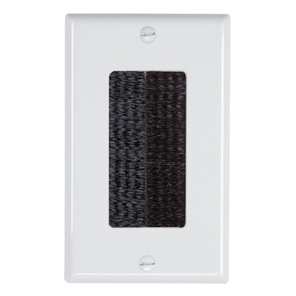 Leviton 41075-DBE Decora Paso de cepillo, color negro
