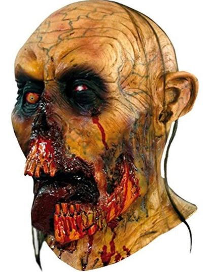 Zombie Tongue Mask, Máscara de Muerto Viviente Sangriento, Máscaras de Zombies Ideales para Halloween y Fiestas de Disfraces