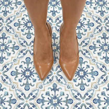 FloorPops - Azulejos de suelo toscano de 12 x 12 pulgadas (10 azulejos), (10 pies cuadrados/caja)