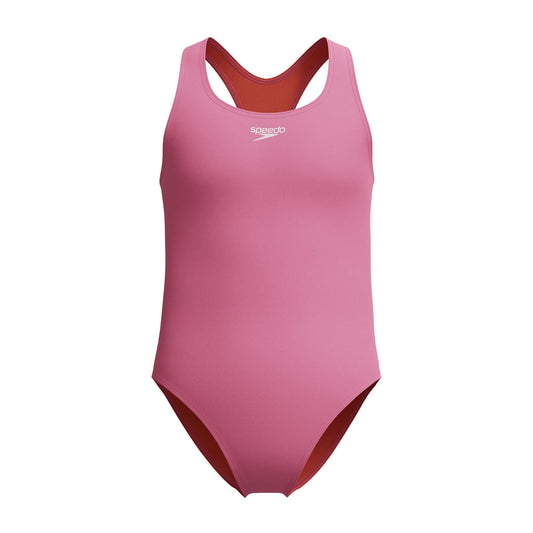 Speedo - Traje de baño de una Pieza con Espalda Cruzada Cerrada