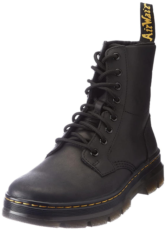 Dr. Martens Botas unisex de encaje para adultos, negro (Black Wyoming), 14 Women/13 Men