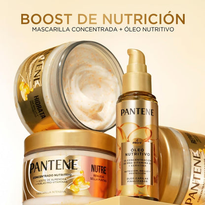 Pantene Aceite Para Cabello Nutre, Protege, Da Brillo Y Antifrizz Con Provitamina B5 95 ml