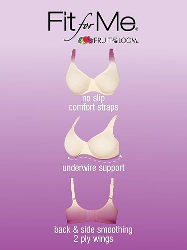 Fruit of The Loom Brasier con Varillas Plus Size de Algodón para Mujer