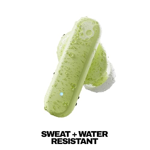 Skullcandy Smokin' Buds Auriculares In-Ear Inalámbricos, 20 h de Autonomía, 50 % de Plásticos Renovables, Micrófono, Compatibles con iPhone Android y Dispositivos Bluetooth, Verde
