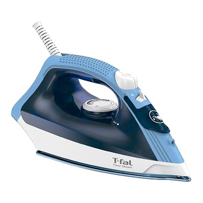 T-FAL Plancha de vapor Easy Steam suela XL Duraglide con punta de precisión, sistema Anti-cal que evita manchas, con 5 niveles de temperatura.Planchado rápido y suave, FV1940X0