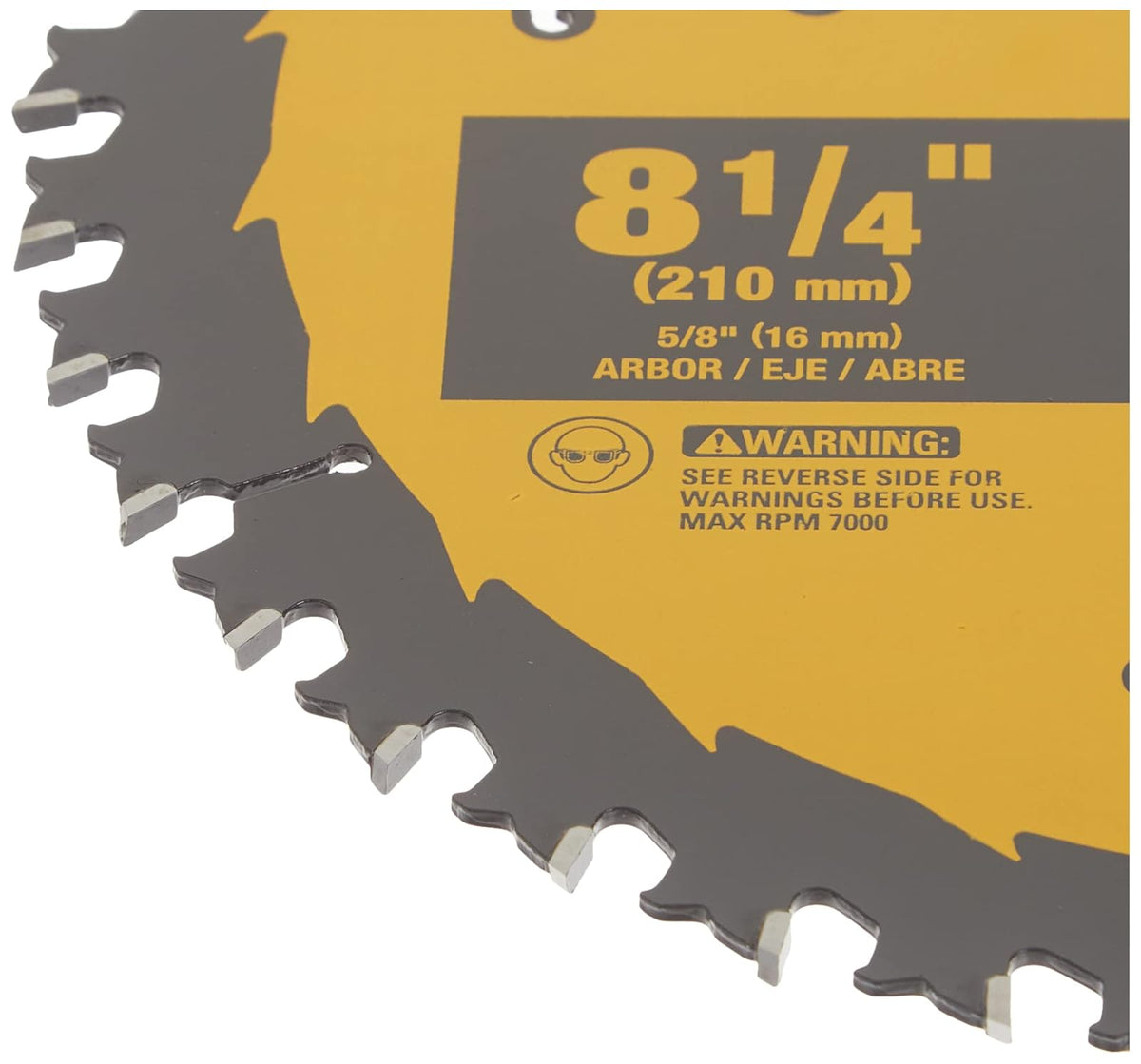 DEWALT DWA181440 Disco Sierra Circular 8-1/4 pulgadas