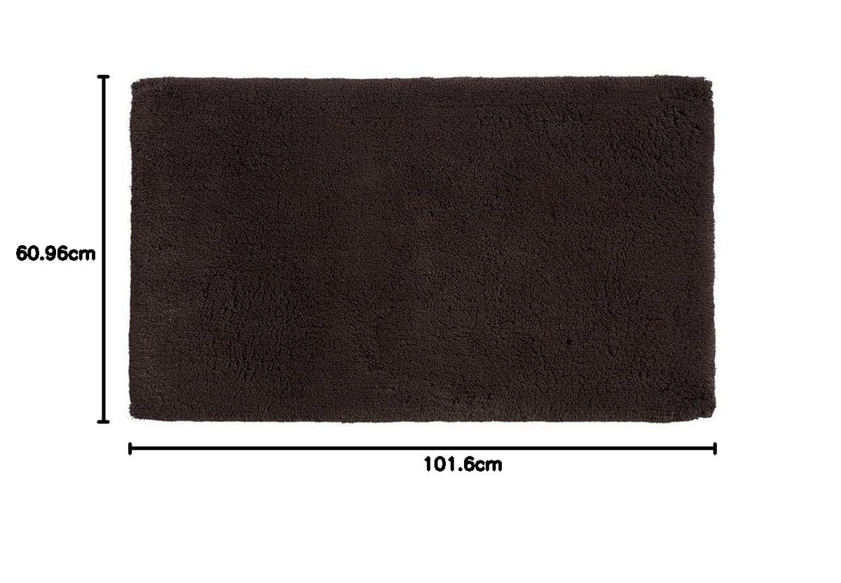 Grund Organics Namo algodón Alfombra de baño (, 17 Pulgadas por 24-Inch, Color Blanco, 24-Inch by 40-Inch, Chocolate, 1 uds. por Paquete