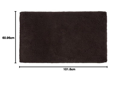 Grund Organics Namo algodón Alfombra de baño (, 17 Pulgadas por 24-Inch, Color Blanco, 24-Inch by 40-Inch, Chocolate, 1 uds. por Paquete