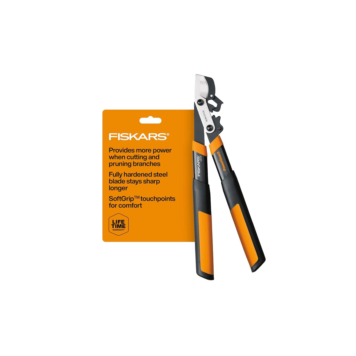 Fiskars PowerGear2 Cortador de Ramas (Lopper), Varios Tamaños - 43 cm (18 pulgadas)