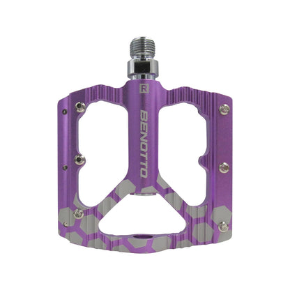 Benotto Pedal MG-004 9/16 Plataforma Balero Sellado Aluminio Violeta 147CB302