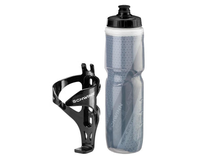 Schwinn Soporte para Botella de Agua para Bicicleta - Con botella de agua reflectante.