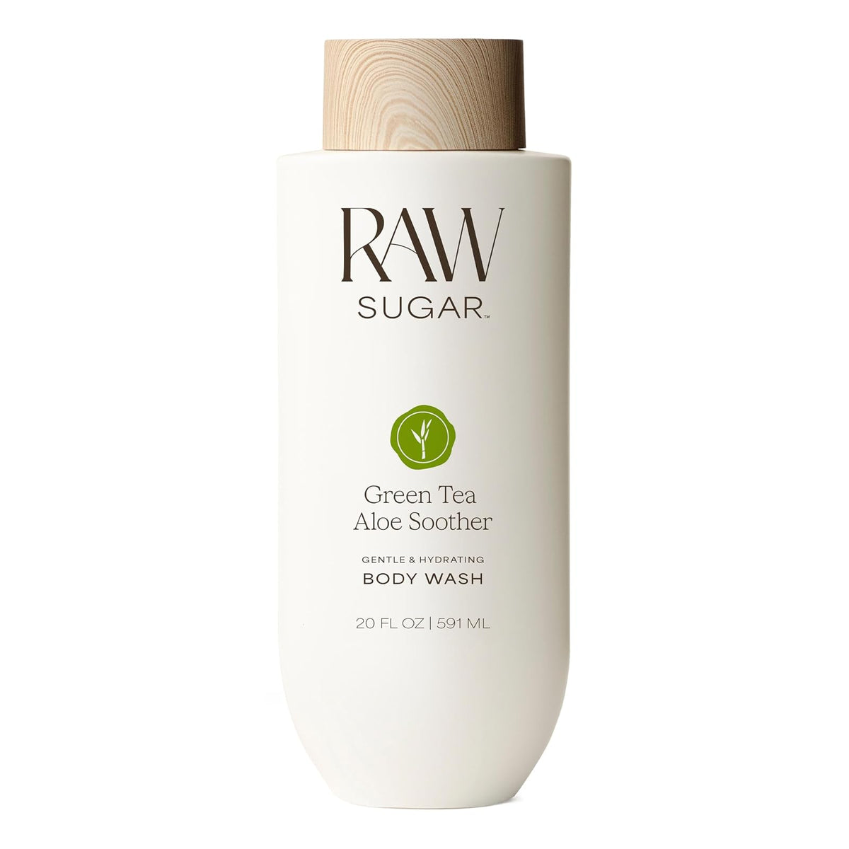 Raw Sugar Gel de Baño Hidratante 591 ml - Green Tea Aloe Soother
