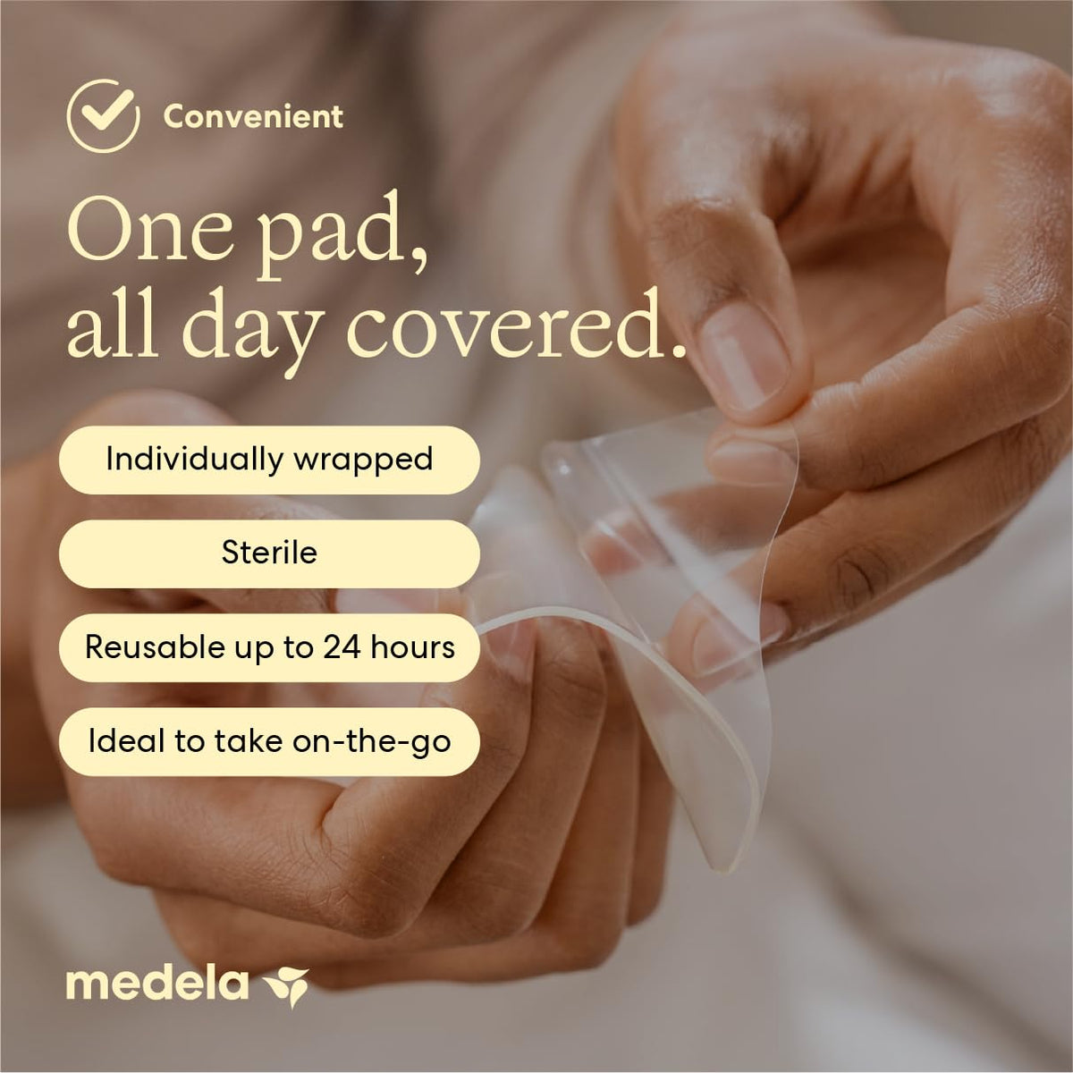 Medela | Parches de Hidrogel para Lactancia | Pezones Agrietados/Doloridos | Contiene: 4 piezas