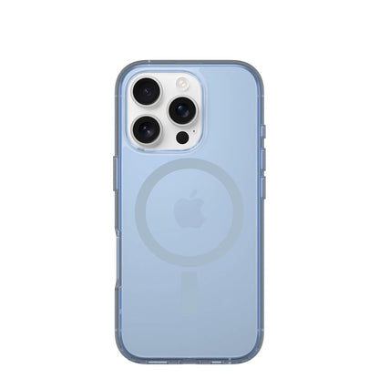 OtterBox Funda Transparente Symmetry Series para iPhone 16 - iPhone 16 Pro - Azul