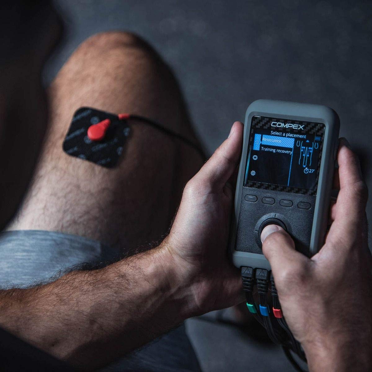 Compex® Estimulador muscular Performanceâ„¢ 3.0 con kit TENS â€“ 6 programas â€“ Ayuda a facilitar y mejorar el rendimiento muscular