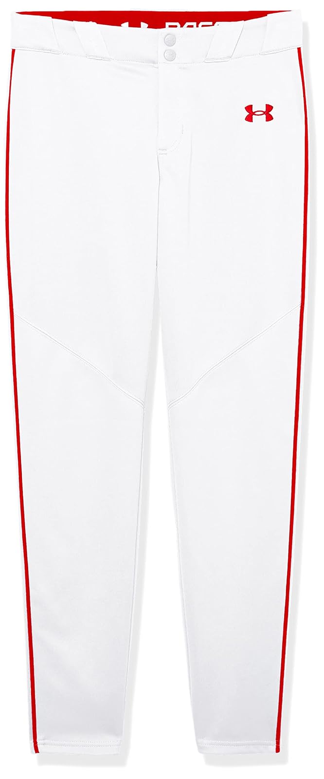 Under Armour Pantalón de Béisbol Utilitario para Niño - (103) Blanco - Rojo - Rojo - XL