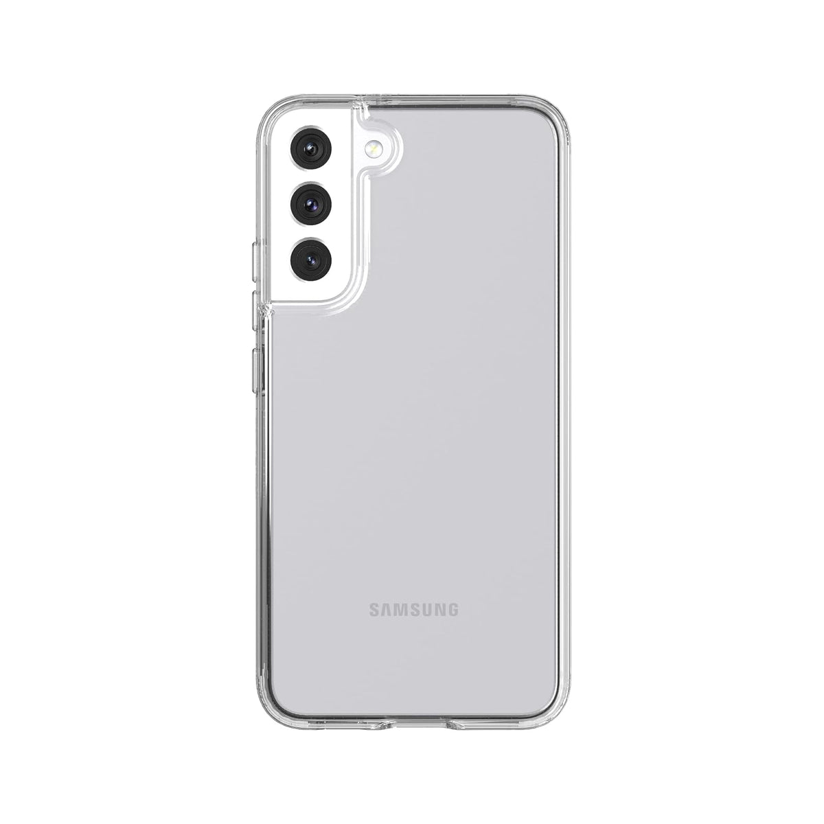 tech21 EVO - Funda Transparente para Samsung Galaxy S22 Plus - Funda Protectora y Transparente con protección contra caídas múltiples de 12 pies