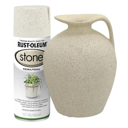 Rust-Oleum Pintura Aerosol Texturada Piedra Crema, 340 g