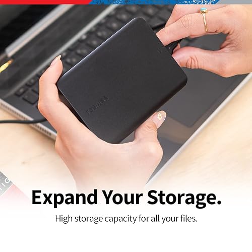 Toshiba Disco Duro Externo UBS 3.0 4TB HDTB540XK3CA Basics Negro