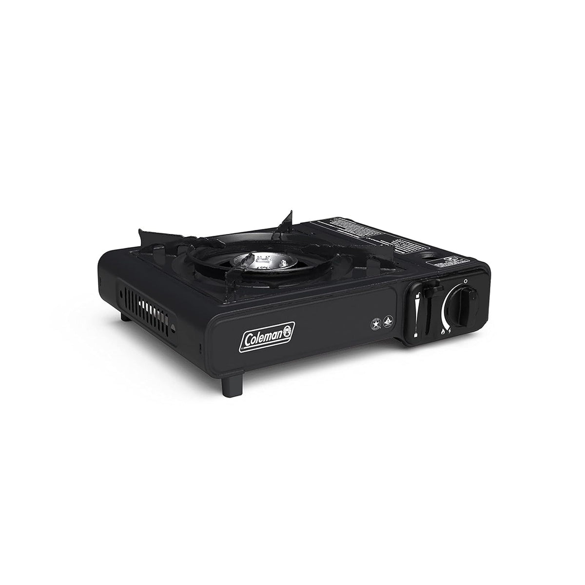 Coleman Classic - Estufa de butano de 1 quemador, estufa de camping portátil con funda de transporte y botón de arranque, incluye control preciso de temperatura y 7.650 BTU de potencia para camping,