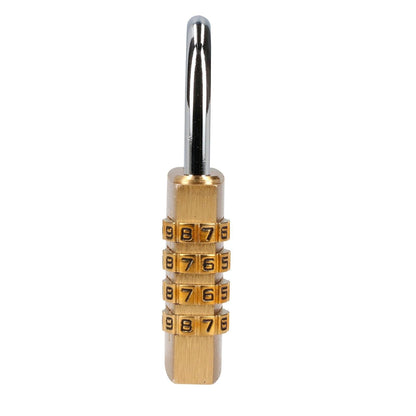 Bihpjd Lock 12CA Candado de Combinaci?n Programable para Maleta, Lat?n, 40 Mm