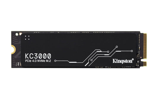 Kingston SSD KC3000, 512 GB, M.2 2280, NVMe PCIe Gen 4.0, Lectura: 7000MB/s y Escritura: 3900MB/s, SKC3000S/512G