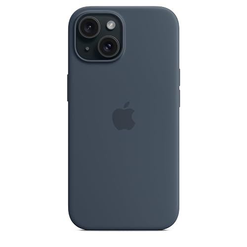 Funda de silicón con MagSafe para el iPhone 14 - Azul tormenta