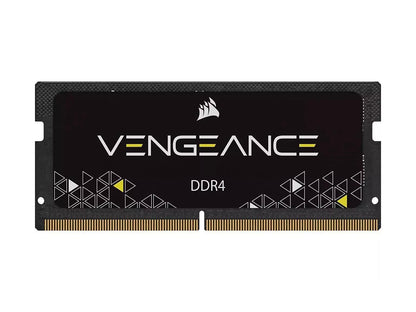 Corsair Vengeance SODIMM 16GB (1x16 GB) DDR4 hasta 3200MHz CL22 Memoria para portátiles/portátiles (Compatible con procesadores Intel Core de 11ª generación) Negro
