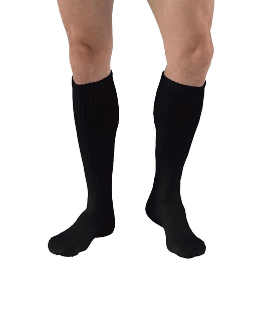 JOBST SensiFoot - Calcetines de compresión para diabéticos para hombres y mujeres, de 8 a 15 mmHg, con puntera sin costuras y control de la humedad, acolchado adicional en la zona de los dedos, los