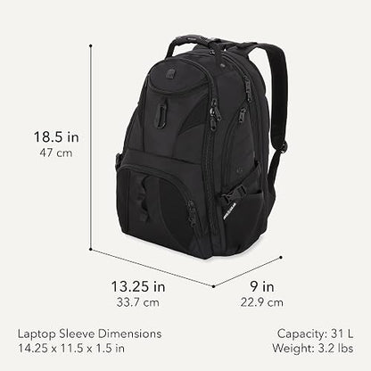 Swiss Gear 1900 Scansmart Tsa 17-inch Laptop Backpack Mochila para portátil Unisex adulto