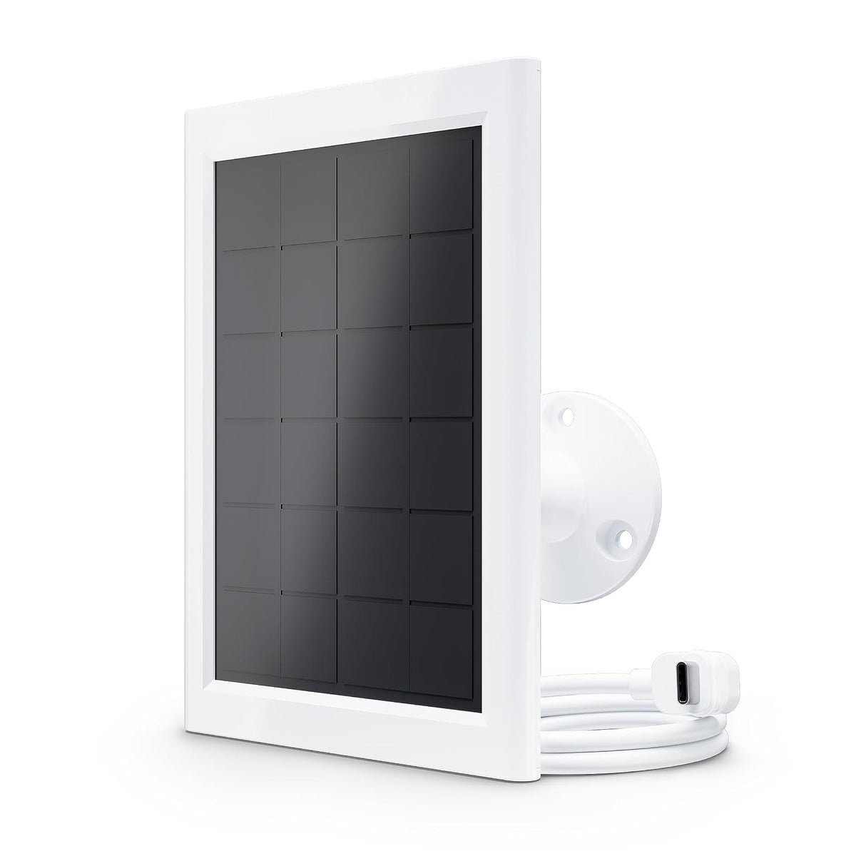 Arlo Essential - Cargador de panel solar (2ª generación) - Accesorio certificado Arlo - Funciona con cámara esencial para exteriores y cámara esencial XL para exteriores (2ª generación), color blanco