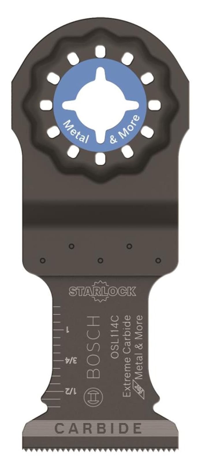 Bosch OSL114C-10 1-1/4" Starlock® - Hoja oscilante de carburo multiherramienta para corte de inmersión (10 unidades)