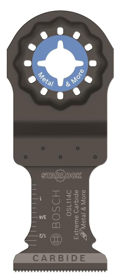 Bosch OSL114C-10 1-1/4" Starlock® - Hoja oscilante de carburo multiherramienta para corte de inmersión (10 unidades)