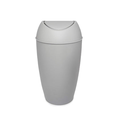 Umbra Bote de basura Twirla con tapa abatible 9L, gris