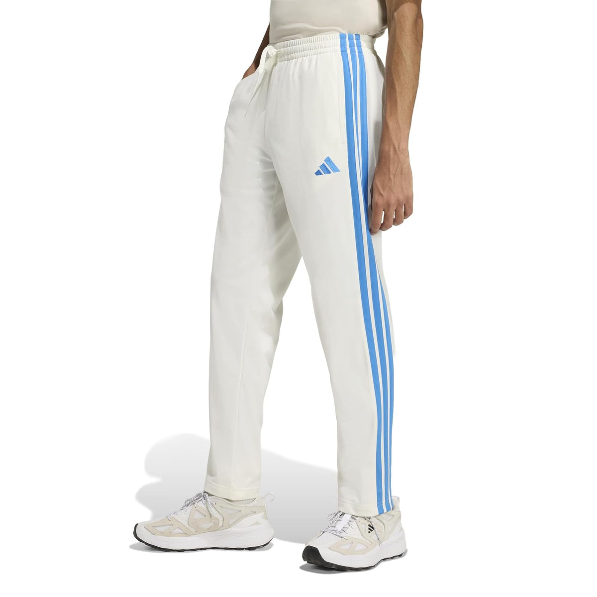 adidas 3-Stripes Tricot Opem Hem Track Pants Pantalones deportivosHombre - XL - Blanco sucio