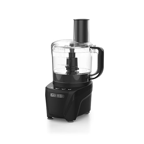 Black+Decker Procesador de Alimentos 8 Tazas Ensamblaje Fácil, FP4342-0BDLA | 2 velocidades más función pulso con 850W de potencia