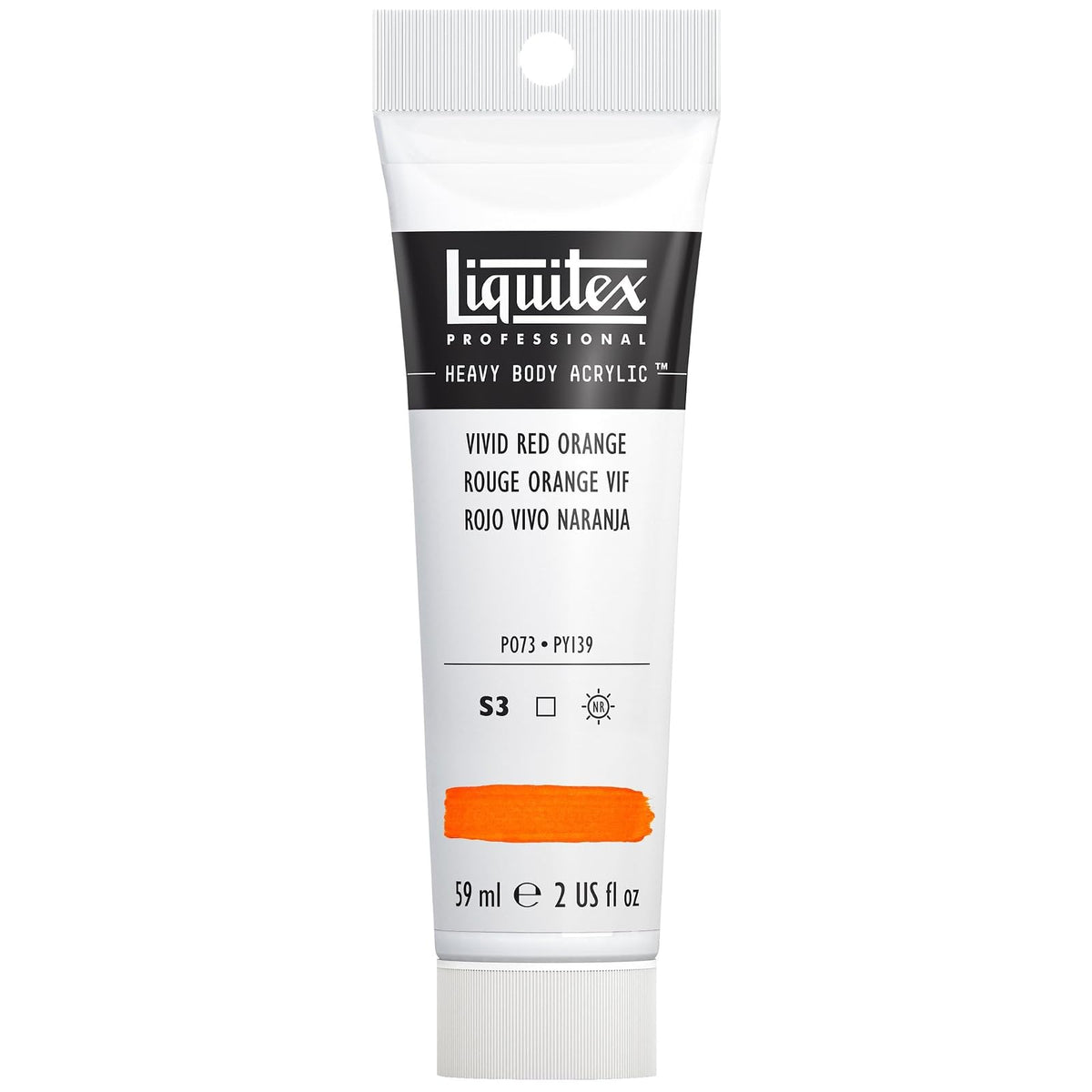 Liquitex Heavy Body pintura acrílica Brilliant Purple 59 ml - Rojo (Vivid Red Orange 620)