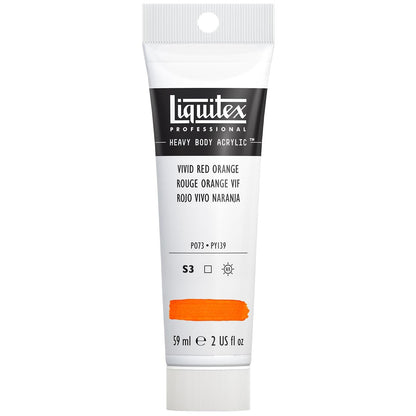 Liquitex Heavy Body pintura acrílica Brilliant Purple 59 ml - Rojo (Vivid Red Orange 620)
