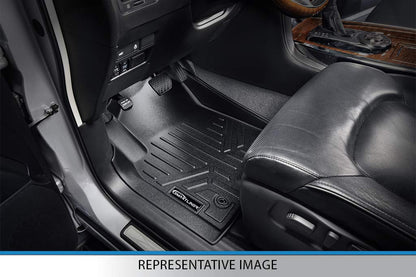 MAX LINER Juego de Alfombrillas de 2 Filas de Ajuste Personalizado para Honda Ridgeline 2017-2025, Negro, A0240/B0240