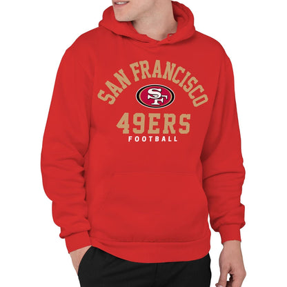 Junk Food Sudadera con Capucha clásica con Logotipo del Equipo de la Nf Sudadera con Capucha para Unisex Adulto