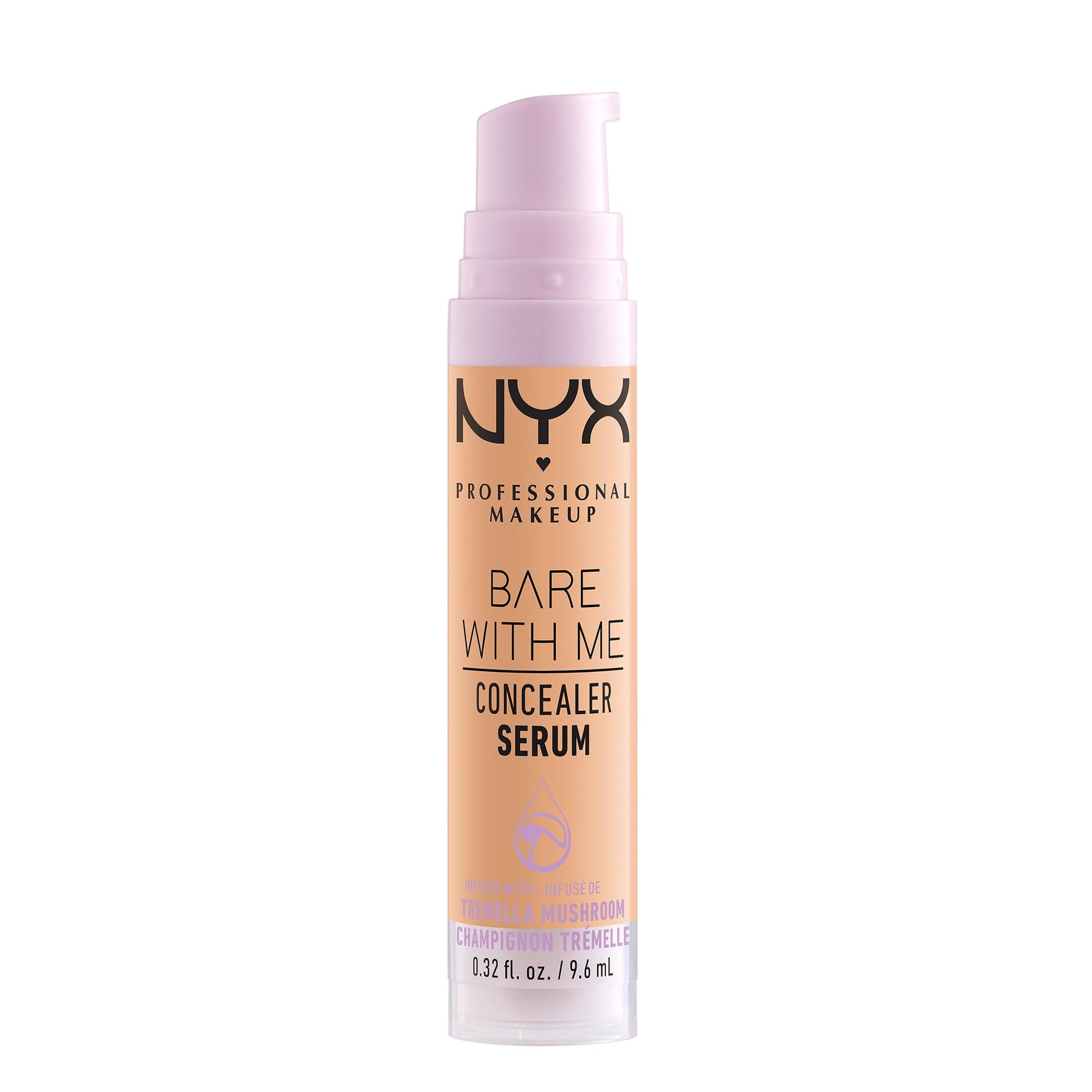 NYX Professional Makeup Bare With Me Sérum Corrector Tono Medium, 9ml - Suero corrector que cubre ojeras, manchas e imperfecciones, cobertura media, hidratación hasta por 24H, fórmula vegana