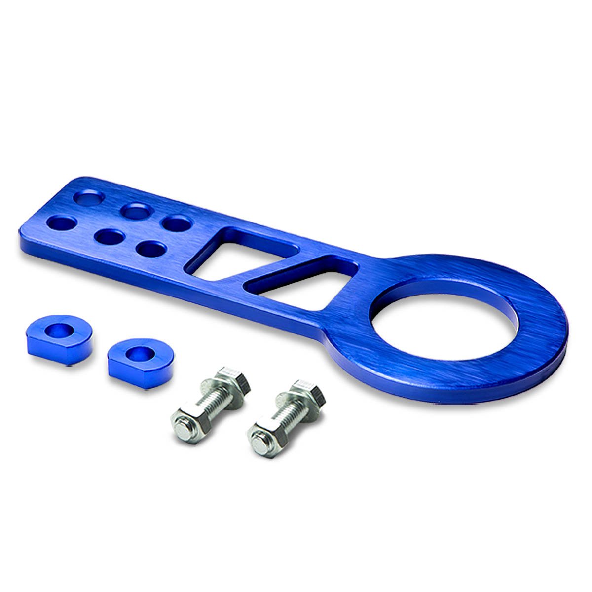 DNA MOTORING Kit de Gancho de Remolque Delantero THK-FR-Front-PP, Morado - Frente - Azul - Patchwork