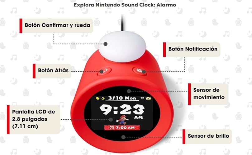 Nintendo Alarmo Reloj Despertador | Reloj depestador
