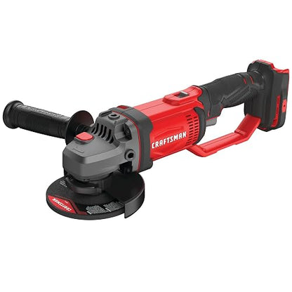 CRAFTSMAN Esmeriladora Angular de 4-1/2 Pulgadas 20V Inalámbrica sin Bateria Inluida CMCG400B