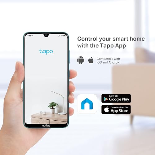 TP-Link Tapo C110, Cámara Wi-Fi de Seguridad Interior para el Hogar, 3MP Ultra Alta Definición, Control Remoto de Aplicaciones, Funciona con Alexa